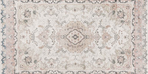 Tecnografica 67440-1 Fabrics Sherazade White - mural imitujący dywan perski