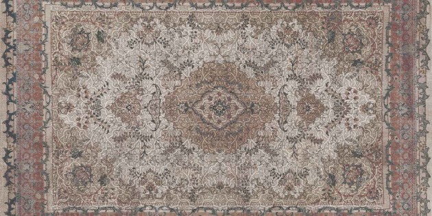 Tecnografica 67440-2 Fabrics Sherazade Brown - mural imitujący dywan perski