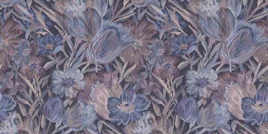 Tecnografica 77773-3A Fabrics Weft Garden Violet - mural imitujący tkaninę w kwiaty