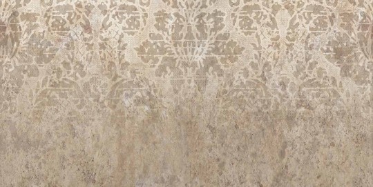 Tecnografica 53827-1 Fabrics Macrame Walnut - mural w ornamenty roślinne z efektem tkaniny