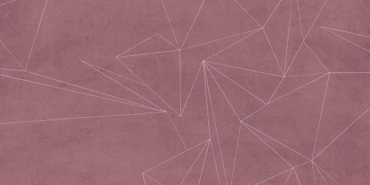 Tecnografica 68144-2A Geometric Notes Area Flat Red - mural w geometryczne bryły
