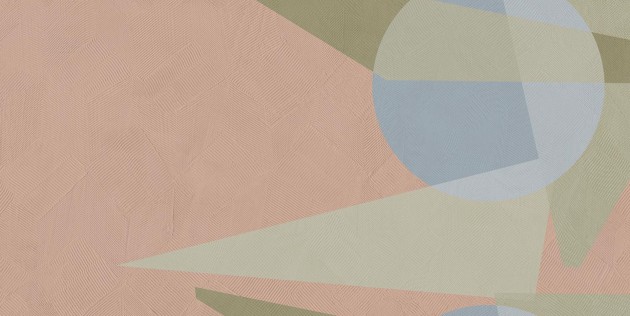 Tecnografica 85580-3 Geometric Notes Chet Pink B - mural w geometryczny wzór