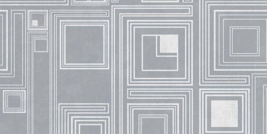 Tecnografica 68357-5 Geometric Notes Labirinto Grey Blue - mural w geometryczny wzór