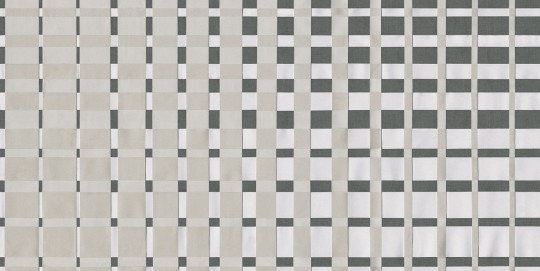 Tecnografica 79045-3 Geometric Notes Tatami Coal - mural w kratkę