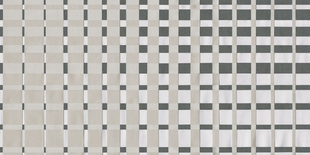 Tecnografica 79045-3 Geometric Notes Tatami Coal - mural w kratkę