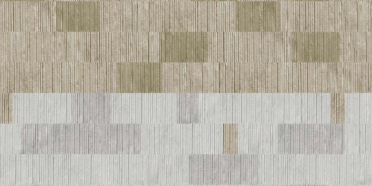 Tecnografica 78943-4 Geometric Notes Washi Yellow - mural w geometryczny wzór 3D