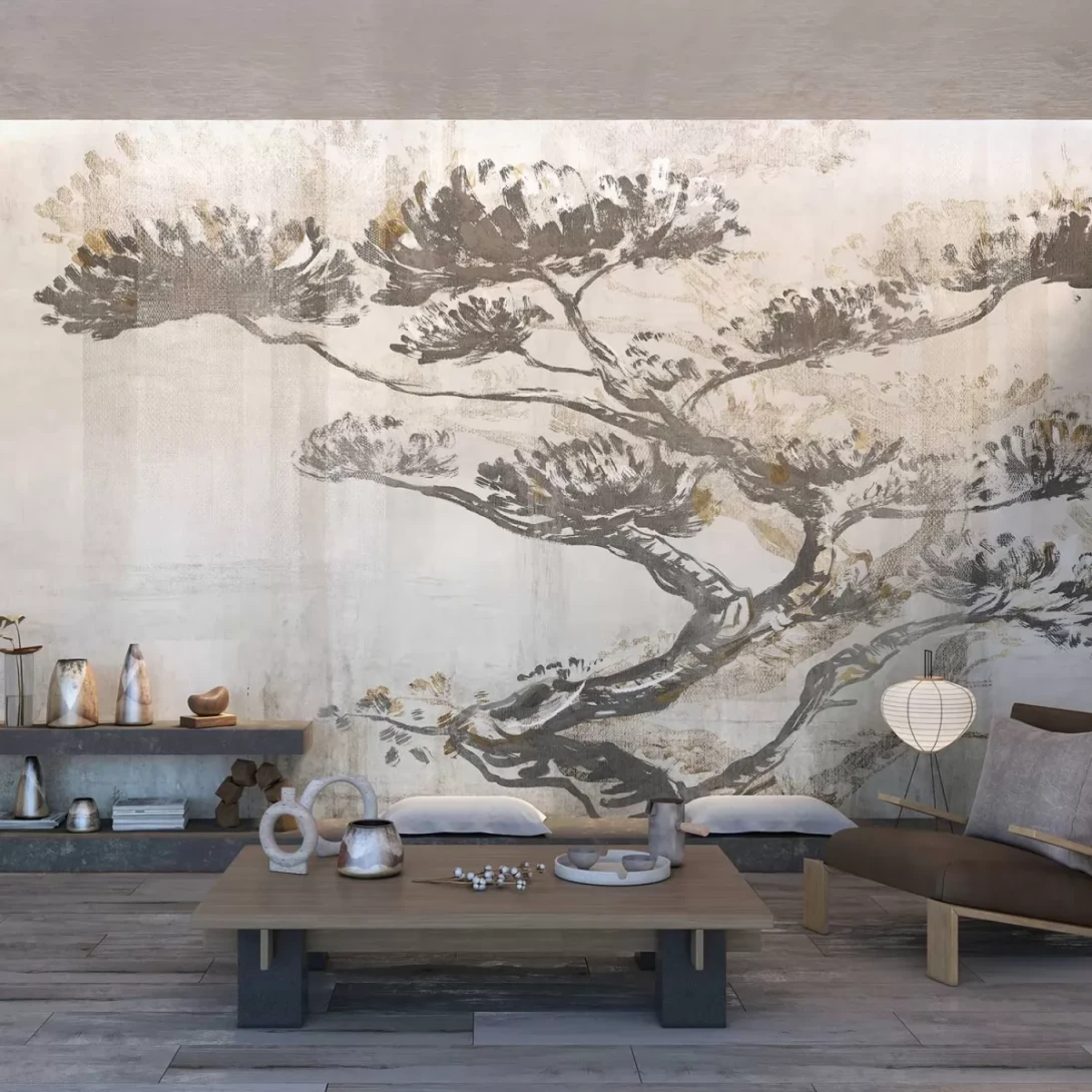 Tecnografica 78600-2A Japandi Igen Blue A - mural w drzewo