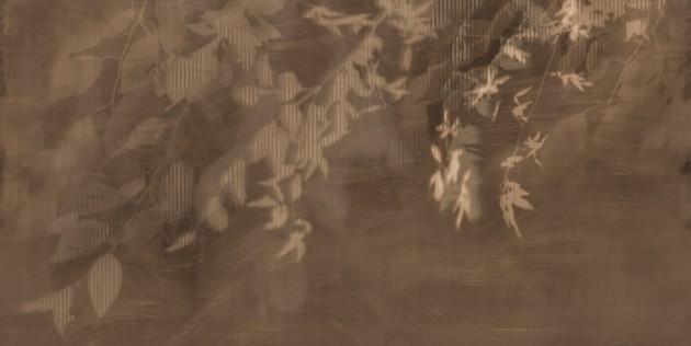 Tecnografica 81367-5 Japandi Yaksi Rust - mural w cienie liści