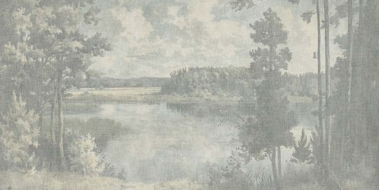 Tecnografica 85829-2 Landscapes Love Poems Vintage - mural w pejzaż jeziora