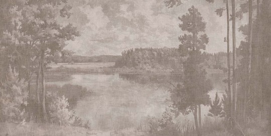 Tecnografica 85829-3 Landscapes Love Poems Nut - mural w pejzaż jeziora