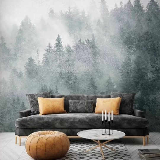 Tecnografica 73179-1 Landscapes Yukonic Green - mural w leśny krajobraz