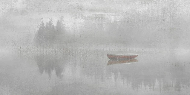 Tecnografica 73139-2 Landscapes Delta Grey - mural w krajobraz jeziora