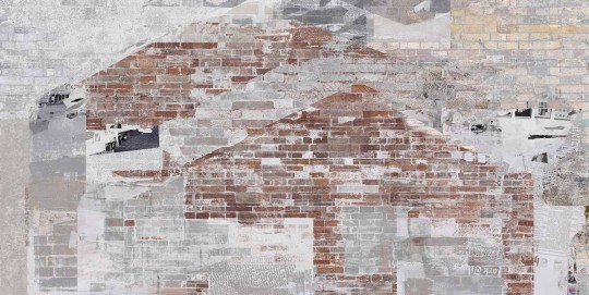 Tecnografica 58975-3 Material Mood Berlin Red - mural imitujący cegły