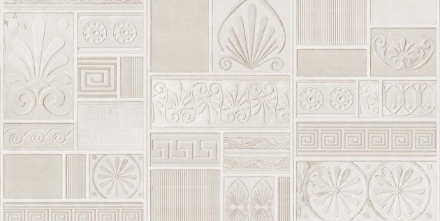 Tecnografica 81380-2 Material Mood Creta Warm - mural imitujący płytki