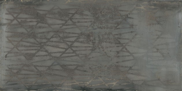 Tecnografica 72461-2 Material Mood Fitzroy Silver - mural w motyw kratownicy