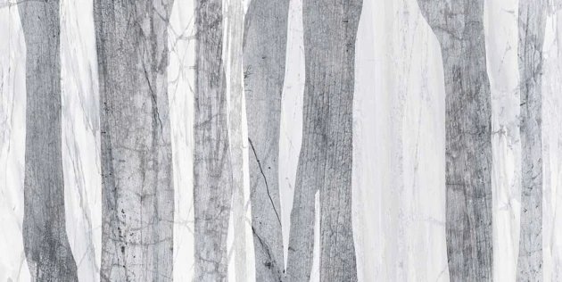 Tecnografica 57115-2 Material Mood Forest White - mural z motywem lasu