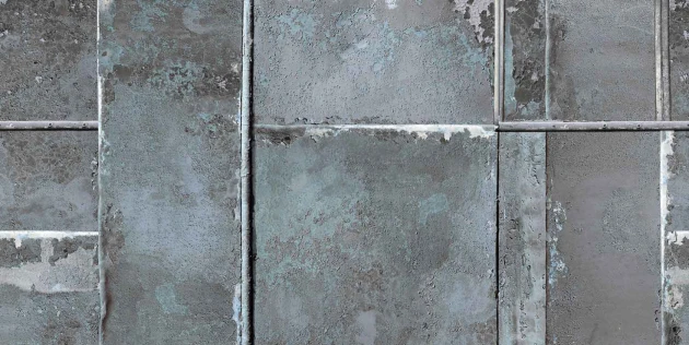Tecnografica 77851-3 Material Mood Old Piet Acid Blue - mural w betonowe bloki
