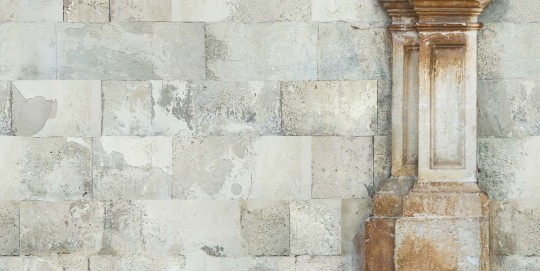 Tecnografica 53970-1 Material Mood Ercole - mural imitujący kamienną ścianę i kolumny