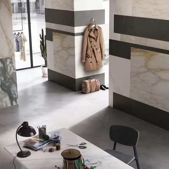 Tecnografica 67142-1 Material Mood Madison Square - mural imitujący marmur