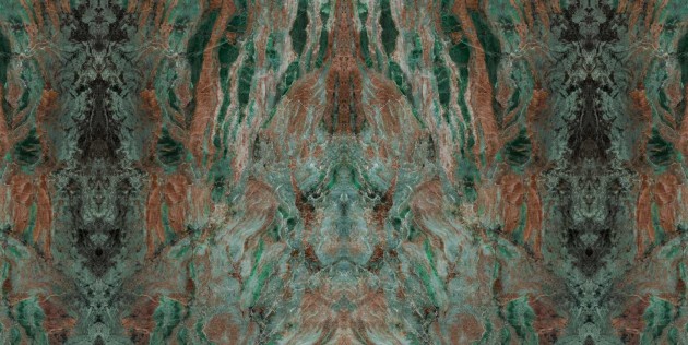 Tecnografica 65274-1 Material Mood Amazzonia Green - mural w abstrakcyjny wzór