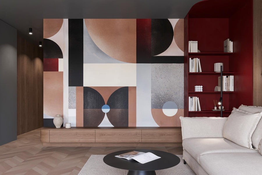 Wall Art Opus - mural w geometryczny wzór