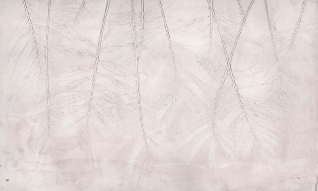 Wall Art Fresco Light - mural z motywem liście palmowych