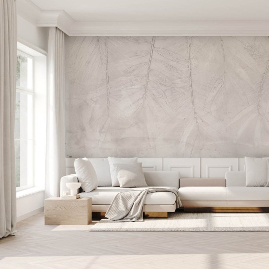 Wall Art Fresco Light - mural z motywem liście palmowych