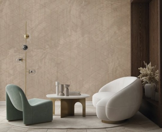 Texam EN202 Entanglement DoubleSlit - tapeta geometryczne fale