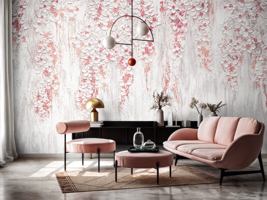Wallcraft 1050 31 2501 2025 Liora - mural w trójwymiarowe kwiaty