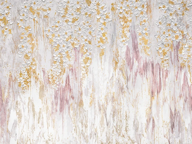 Wallcraft 1050 32 2501 2025 Liora - mural w trójwymiarowe kwiaty