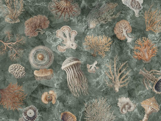 Wallcraft 1055 33 2501 2025 Oceana - mural w meduzy i koralowce