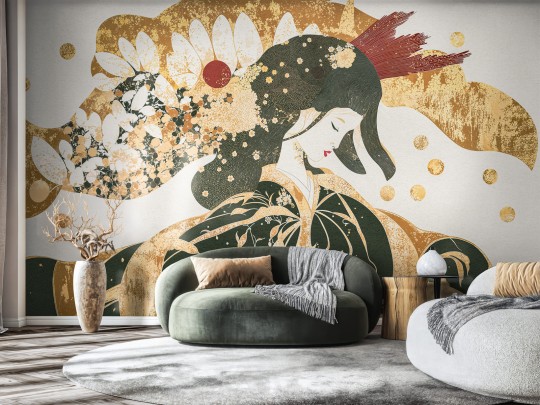 Wallcraft 1075 32 2501 2025 Sayumi - mural w japoński motyw