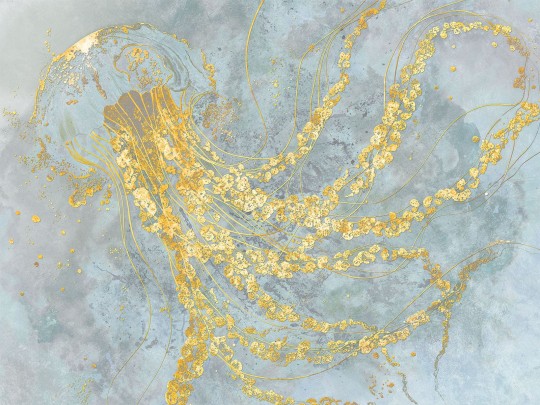 Wallcraft 1010 32 2402 2025 Albina - mural w dużą meduzę