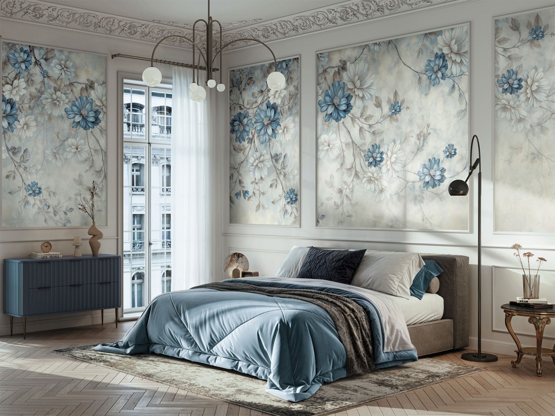 Wallcraft 930 31 2402 2025 Arcadia - mural w kwiaty