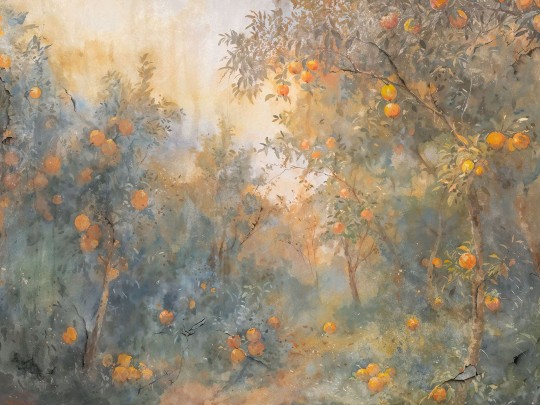 Wallcraft 1005 31 2402 2025 Fabiola - mural w drzewa owocowe