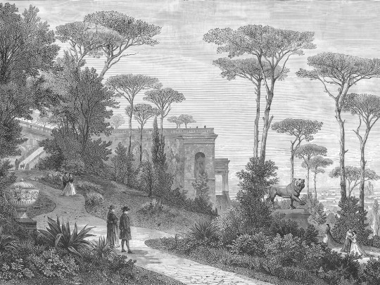 Wallcraft 920 31 2402 2025 Rosae - mural w renesansowy ogród