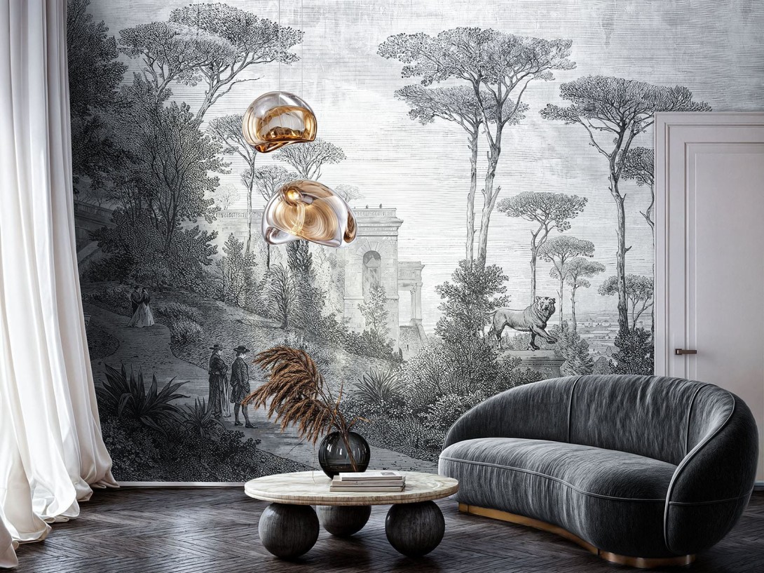 Wallcraft 920 32 2402 2025 Rosae - mural w renesansowy ogród