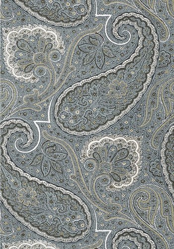 Thibaut T85077 Greenwood Sherrill Paisley Grey - tapeta w motyw paisley
