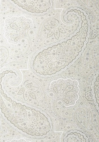 Thibaut T85081 Greenwood Sherrill Paisley Pearl - tapeta w motyw paisley