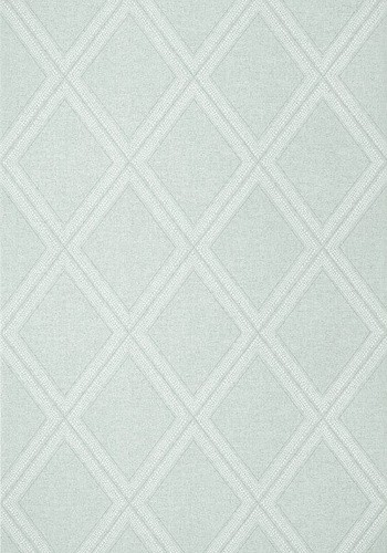 Thibaut T85058 Greenwood Diamond Head Slate - tapeta w kratownicę na tle imitującym len