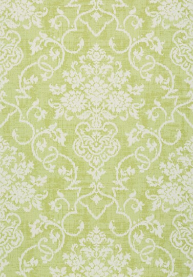 Thibaut T89124 Damask Resource 4 Alicia Citron - tapeta strukturalna w roślinne ornamenty