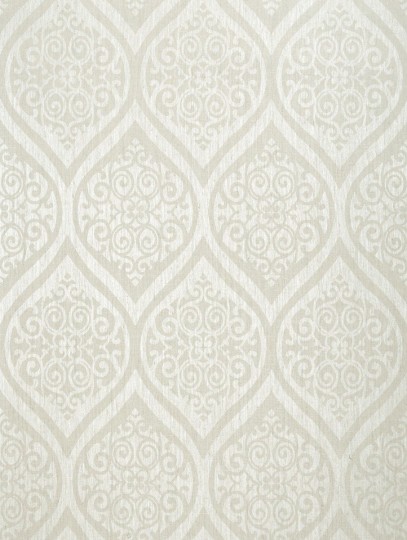 Thibaut T89144 Damask Resource 4 Tangiers Linen - tapeta w roślinne ornamenty z lnianej siatki