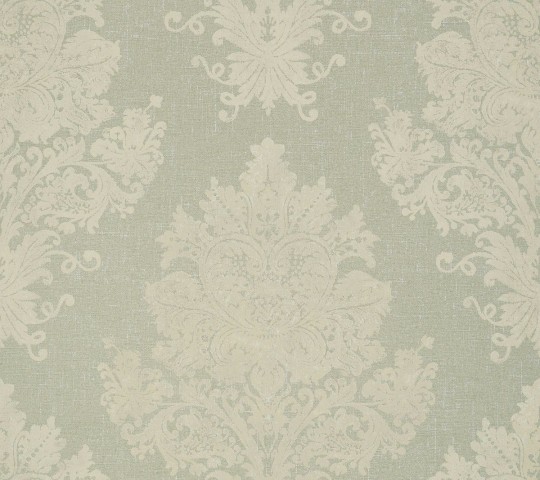 Thibaut T89153 Damask Resource 4 Licata Sage - tapeta w roślinne ornamenty stworzone z wypukłego tuszu