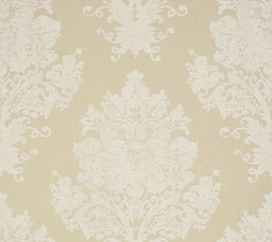 Thibaut T89157 Damask Resource 4 Licata Beige - tapeta w roślinne ornamenty stworzone z wypukłego tuszu