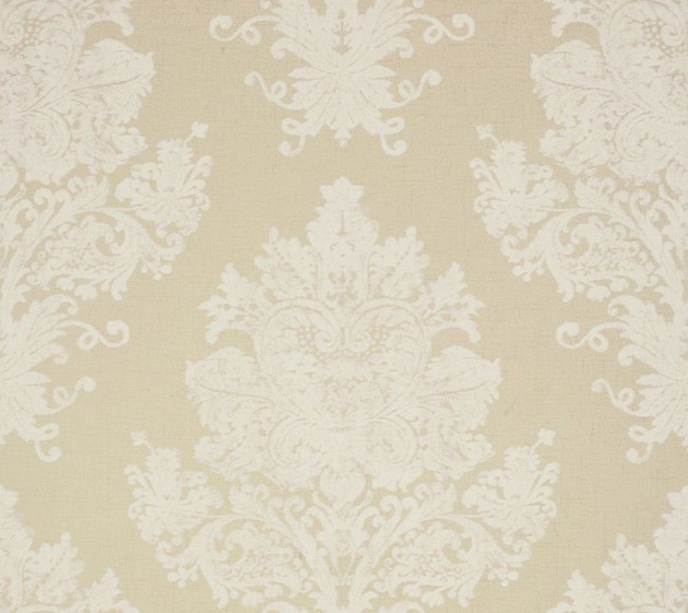 Thibaut T89157 Damask Resource 4 Licata Beige - tapeta w roślinne ornamenty stworzone z wypukłego tuszu