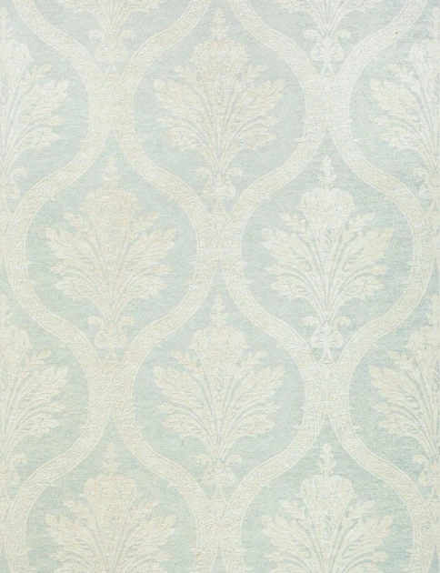 Thibaut T89161 Damask Resource 4 Clessidra Aqua - tapeta w motyw stylizowanych roślin i ogee