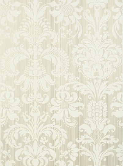 Thibaut T89172 Damask Resource 4 Ashley Pearl - tapeta strukturalna w roślinne ornamenty