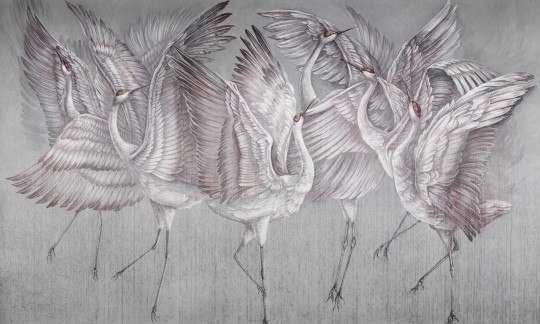 Rauv Harmony Winged Serenity - mural w tańczące ptaki