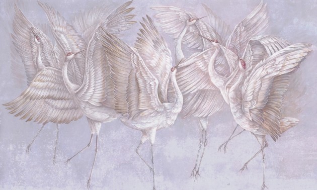 Rauv Harmony Winged Serenity 3 - mural w tańczące ptaki