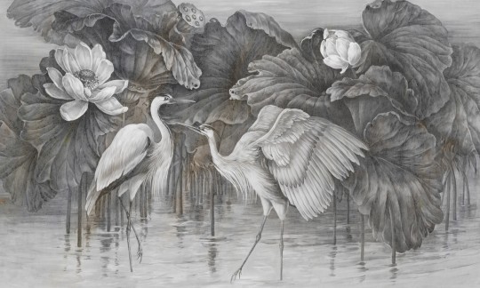 Rauv Harmony Heron Haze - mural w czaple